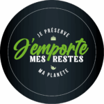 Vitrophanie professionnelle pour promouvoir la doggy bag française j'emporte mes restes