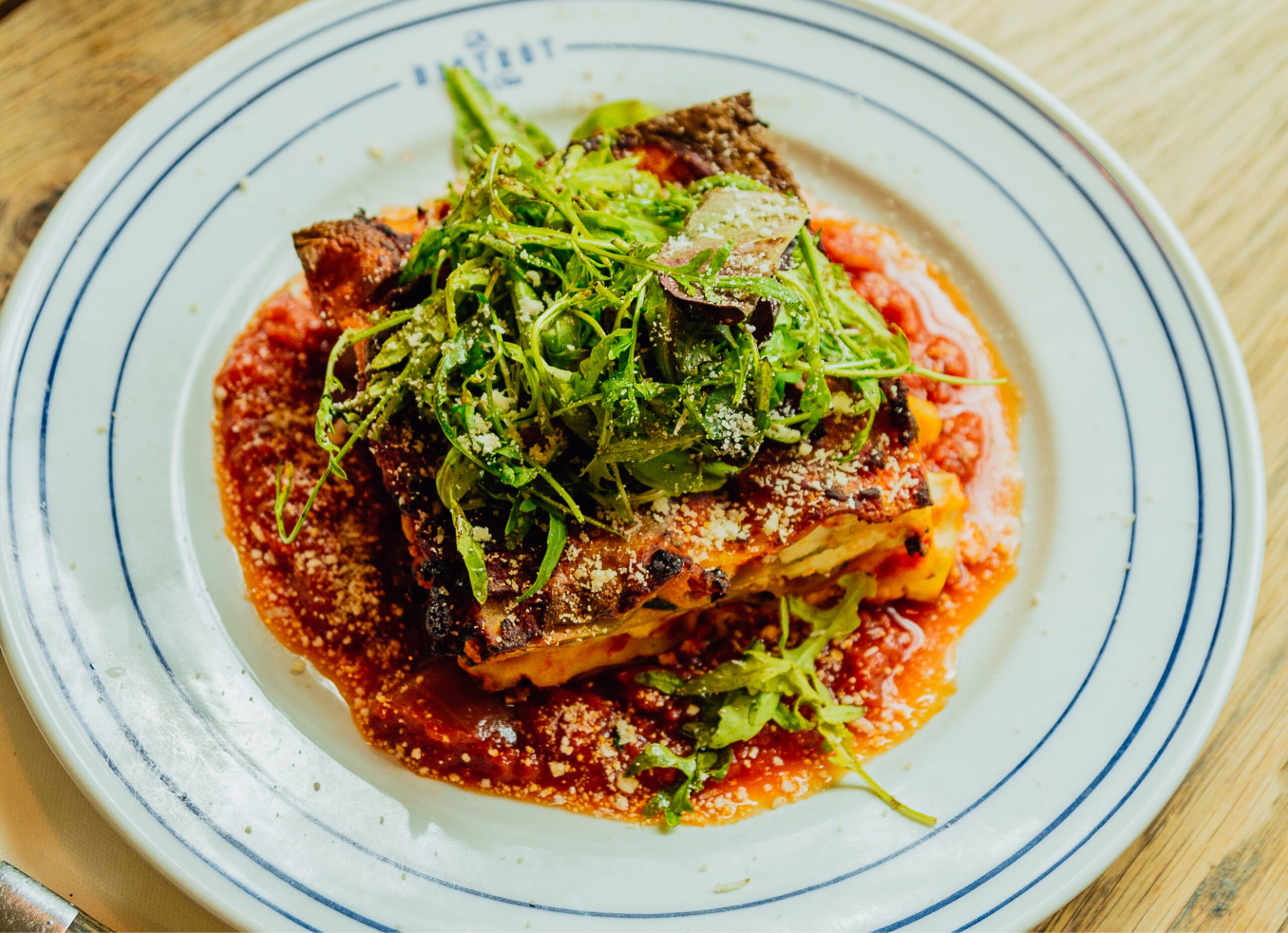 Lasagnes maison du Bistrot d’en Face à Valenciennes, restaurant gourmand avec cuisine fraîche